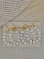 Flower Clover Shell Pearl Bracelet layering bracelet