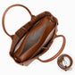 Karine Medium Tote Bag: Caramel