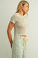 The Sage Blossom Knit Top