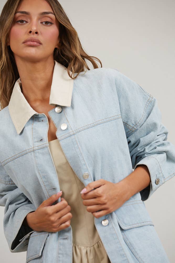 The Monroe Utility Denim Jacket
