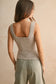 Washed Texture Knit Tank