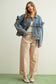 The Lottie Ruffle Denim Jacket