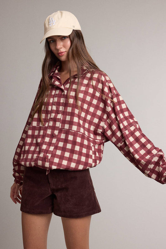 The Marlowe Gingham Jacket