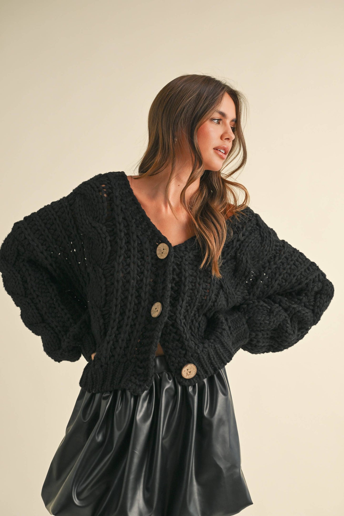 Chunky Knit Cardigan