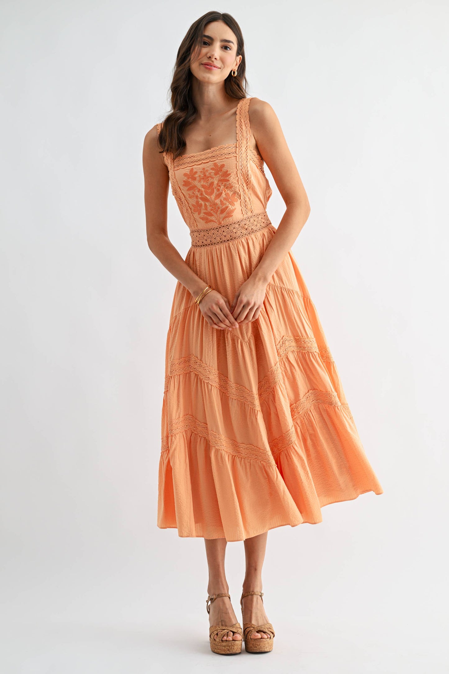 Apricot Serenade Dress 🍑✨