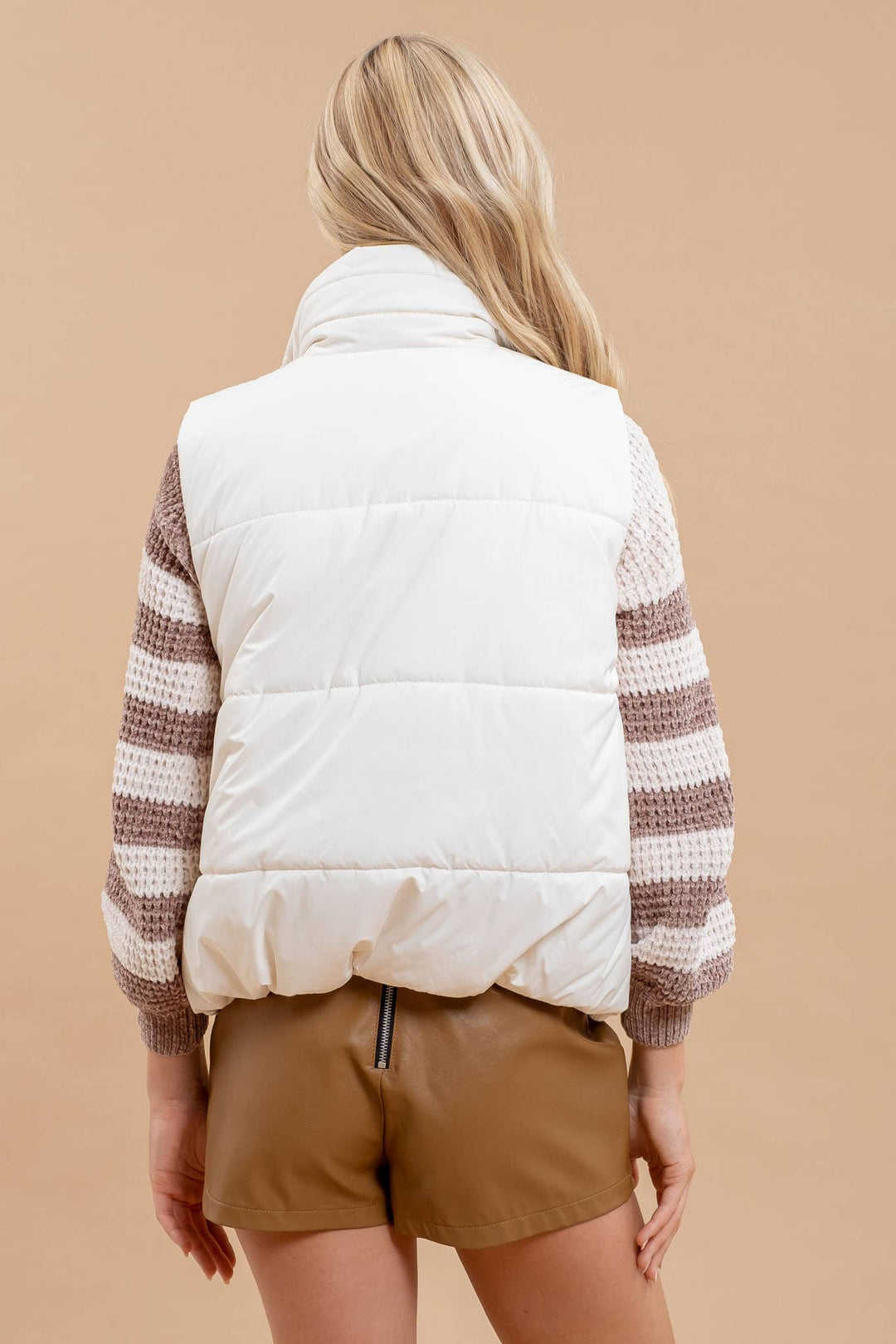 HIGH NECK PUFFER VEST