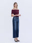 TUMMY CONTROL SUPER HIGH RISE WIDE LEG JEANS
