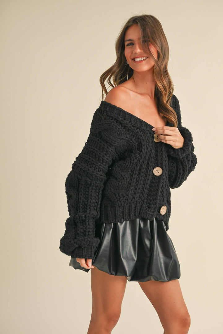 Chunky Knit Cardigan