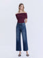 TUMMY CONTROL SUPER HIGH RISE WIDE LEG JEANS