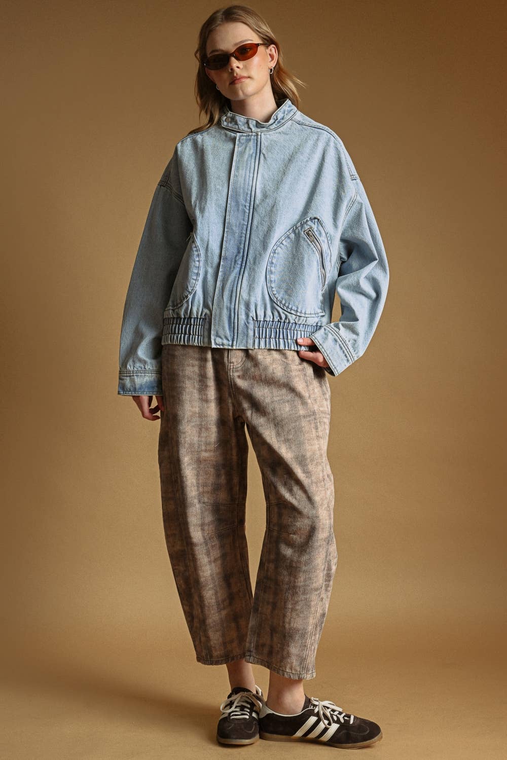 The Collins Denim Bomber