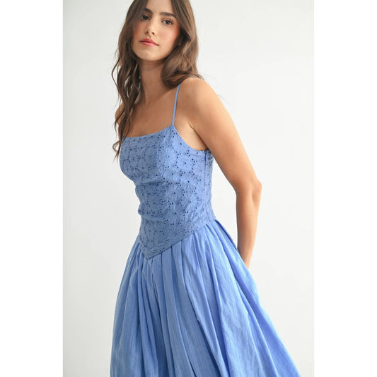 The Bluebell Lace Midi