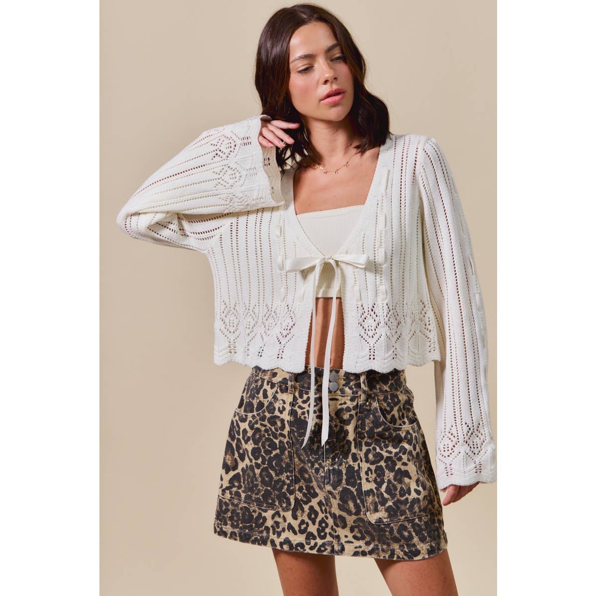 The Colette Ribbon Cardigan