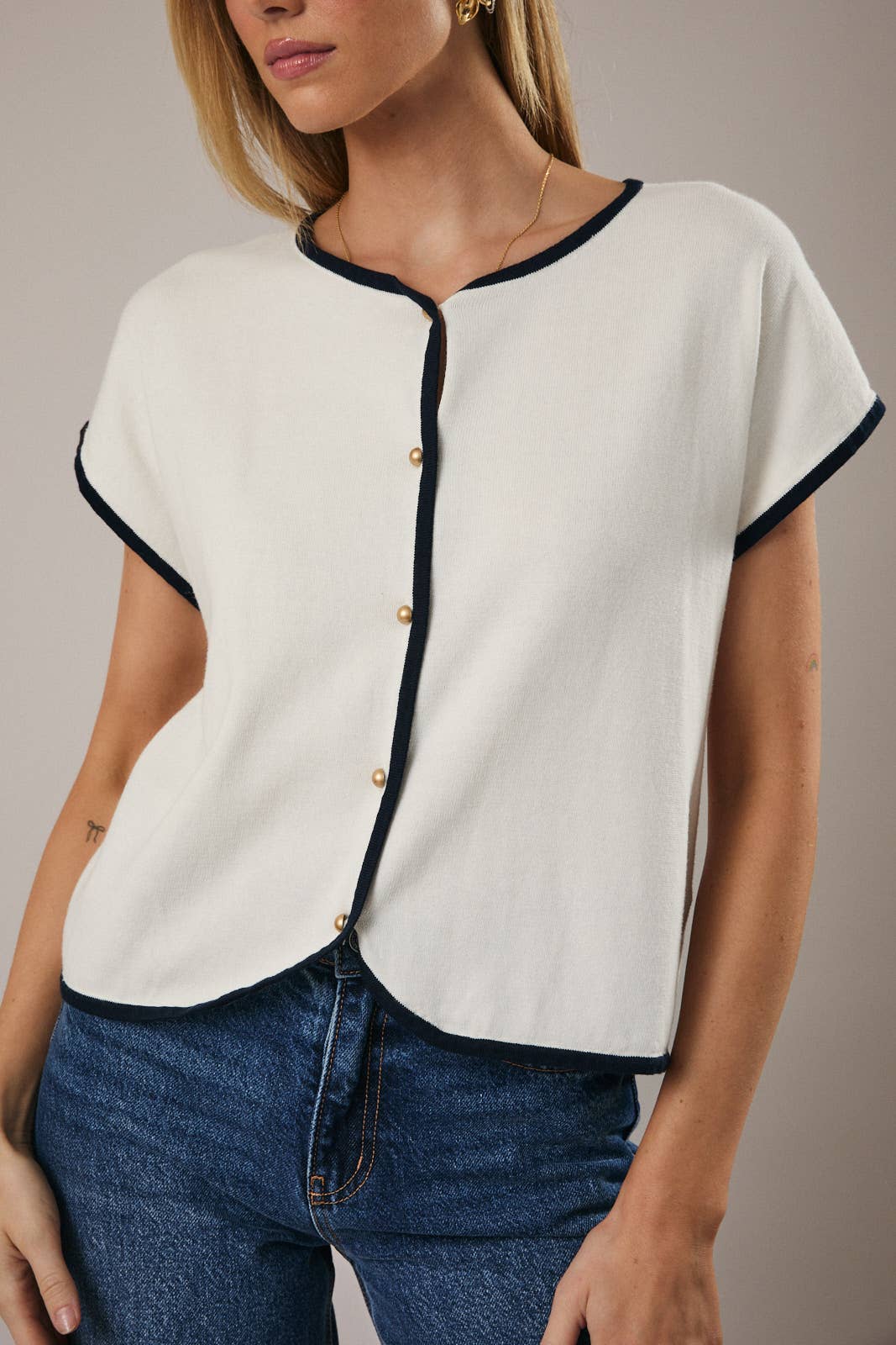 The Margaux Contrast Top