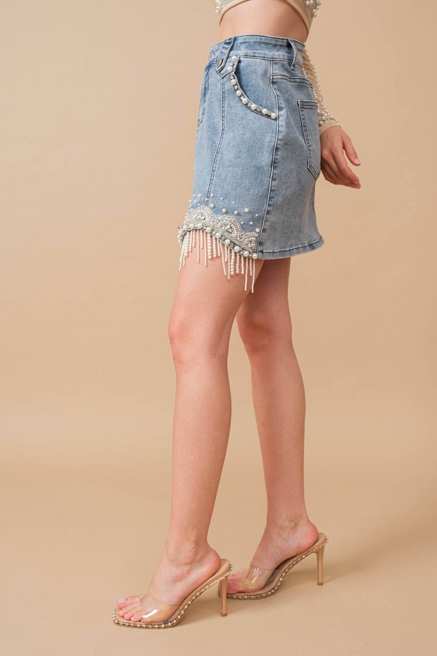 The Rhinestone Rodeo Pearl Skirt