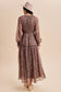 The Rosalie Floral Maxi — Chestnut