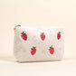 Strawberries & Pearls Teddy Pouch