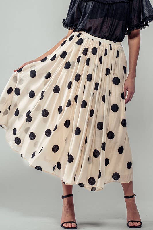 The Rosé Dot Skirt