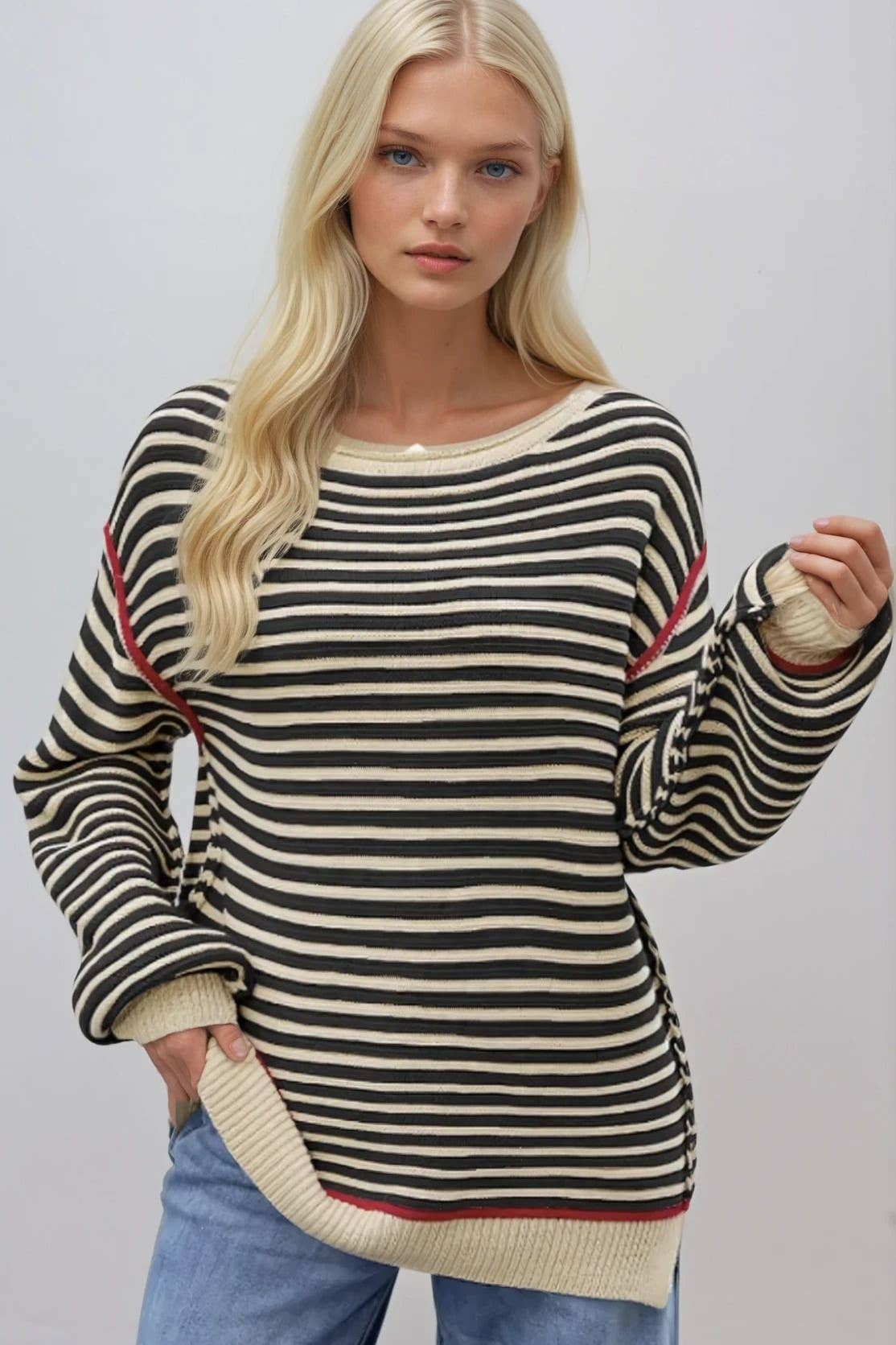 Parisian Stripe Pullover