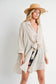 TIE-FRONT TUNIC SHIRT