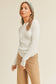 The Claire Ribbed Knit — White