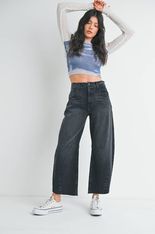 The Black Barrel Jeans