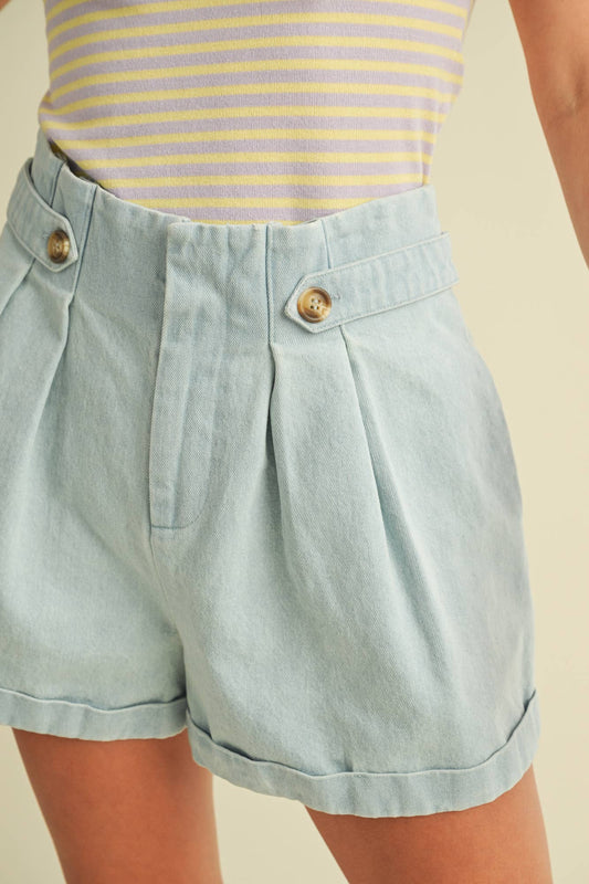 The Positano Pleated Shorts