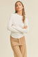 The Claire Ribbed Knit — White