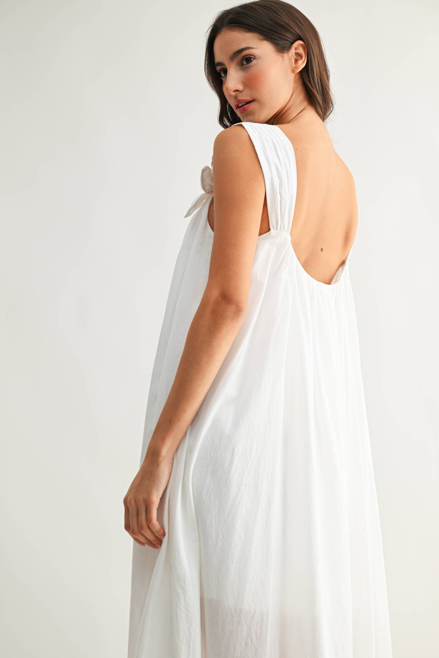 The White Orchid Maxi Dress
