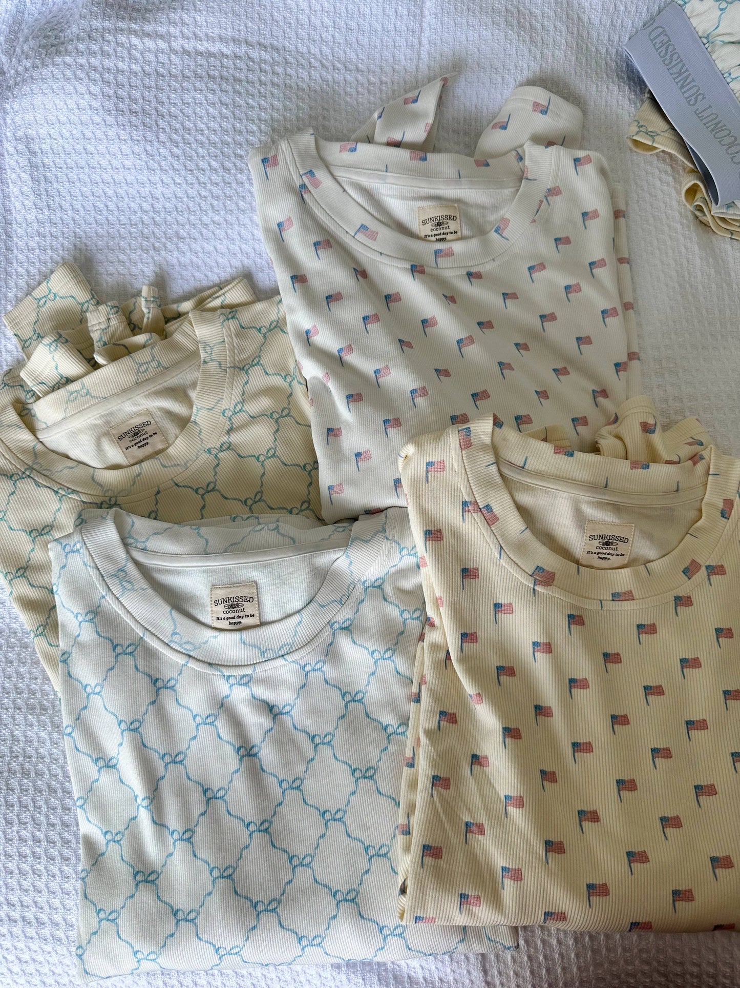 American Flag Pajama Pattern Top