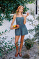 The Sweetheart Denim Romper