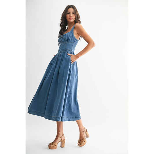 The Amour Denim Maxi