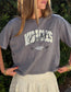 God of Miracles Cropped Tee — Grey Mist