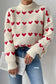 Valentine's Day Hearts Sweater