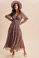 The Rosalie Floral Maxi — Chestnut
