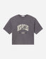 God of Miracles Cropped Tee — Grey Mist
