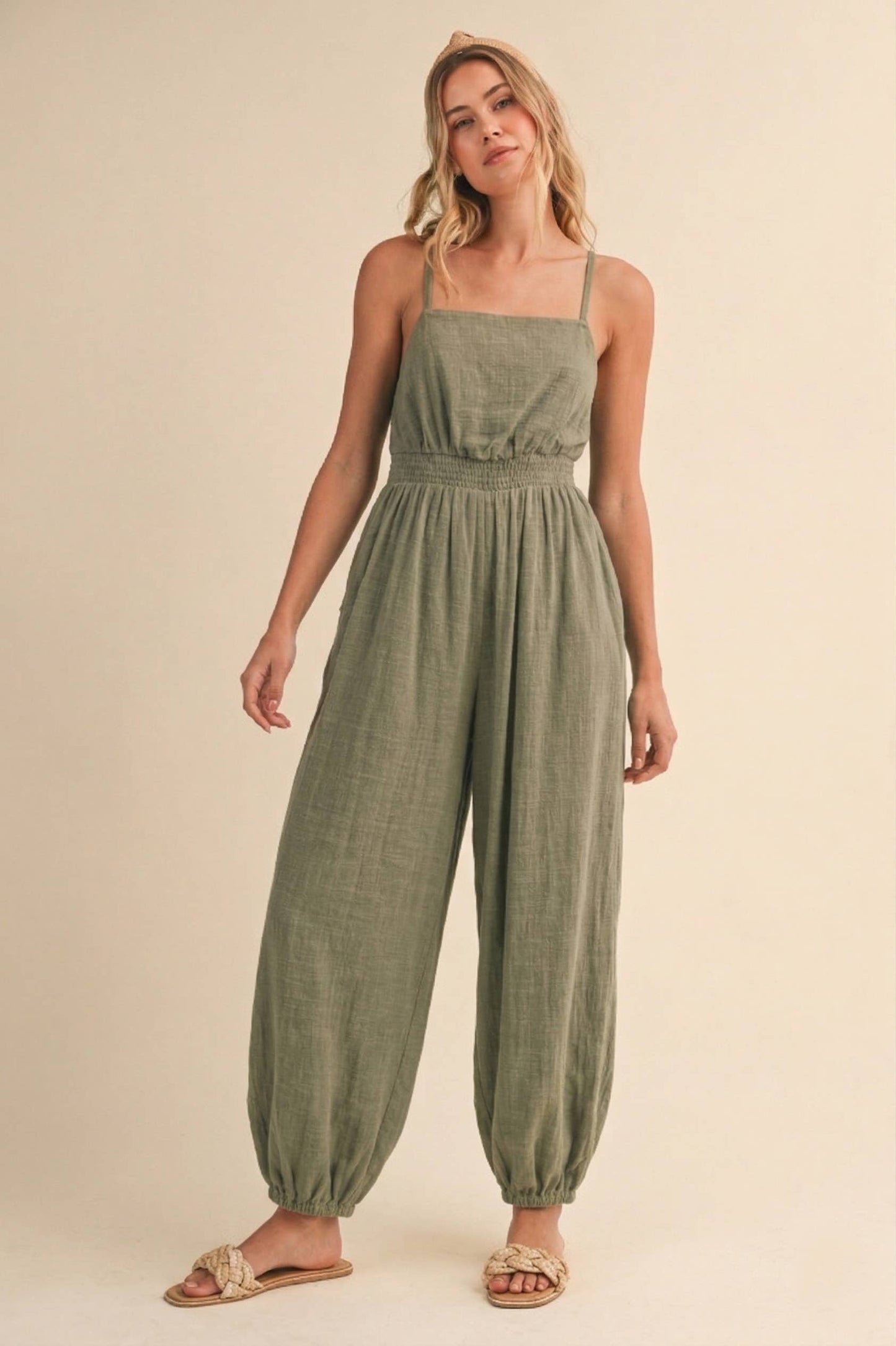 Olive Grove Jumpsuit