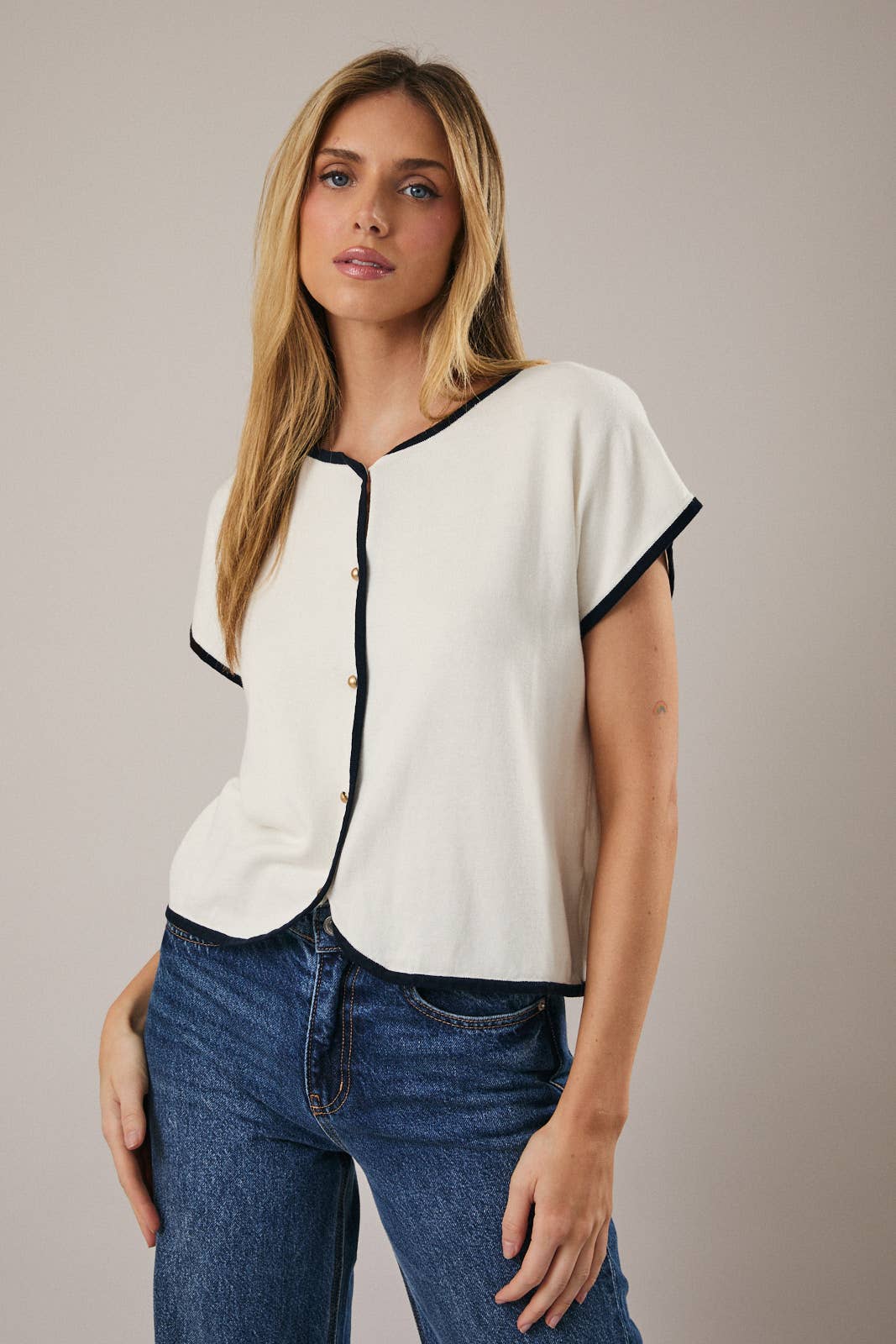 The Margaux Contrast Top