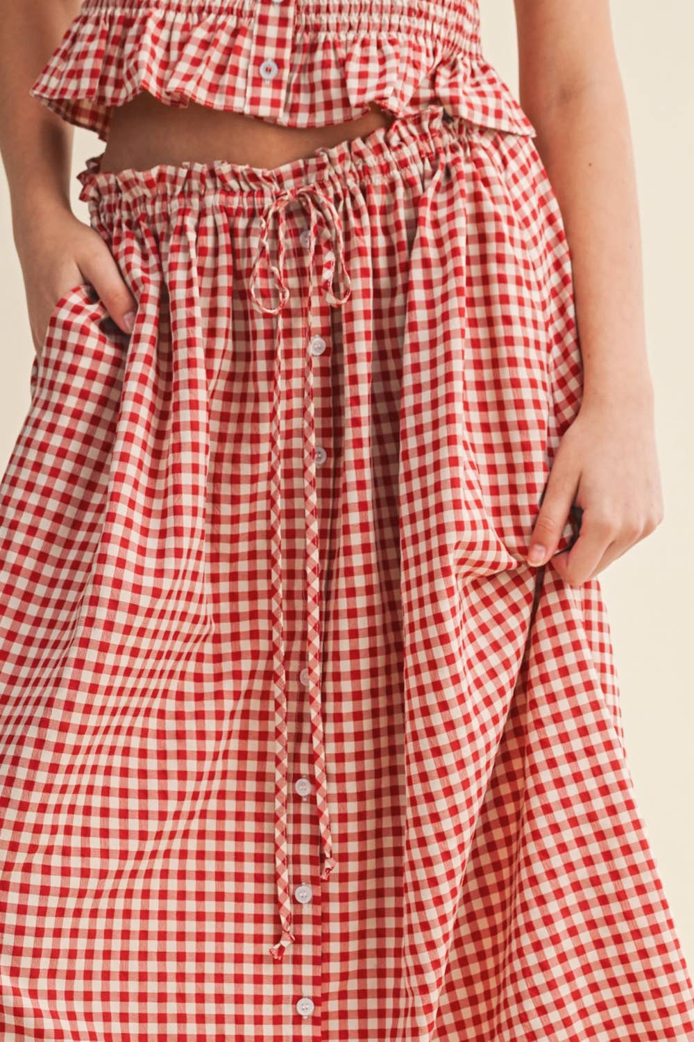 The Liberty Gingham Maxi Skirt