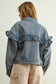 The Lottie Ruffle Denim Jacket