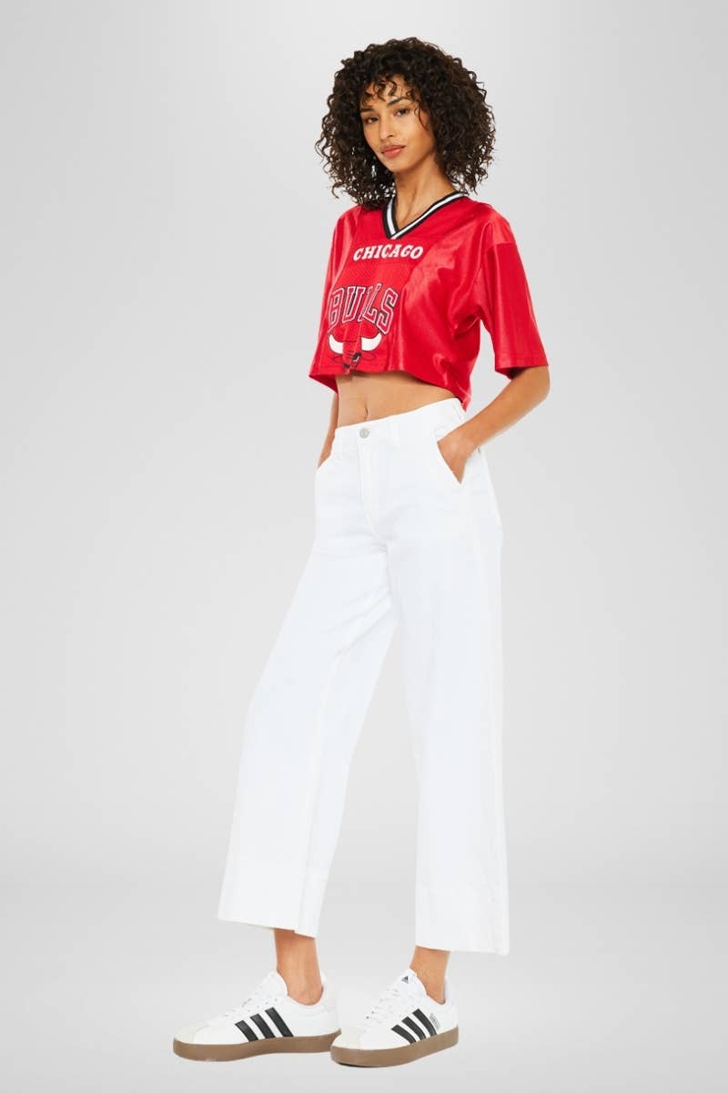 OPEN PACK HIGH RISE CROPPED WIDE LEG