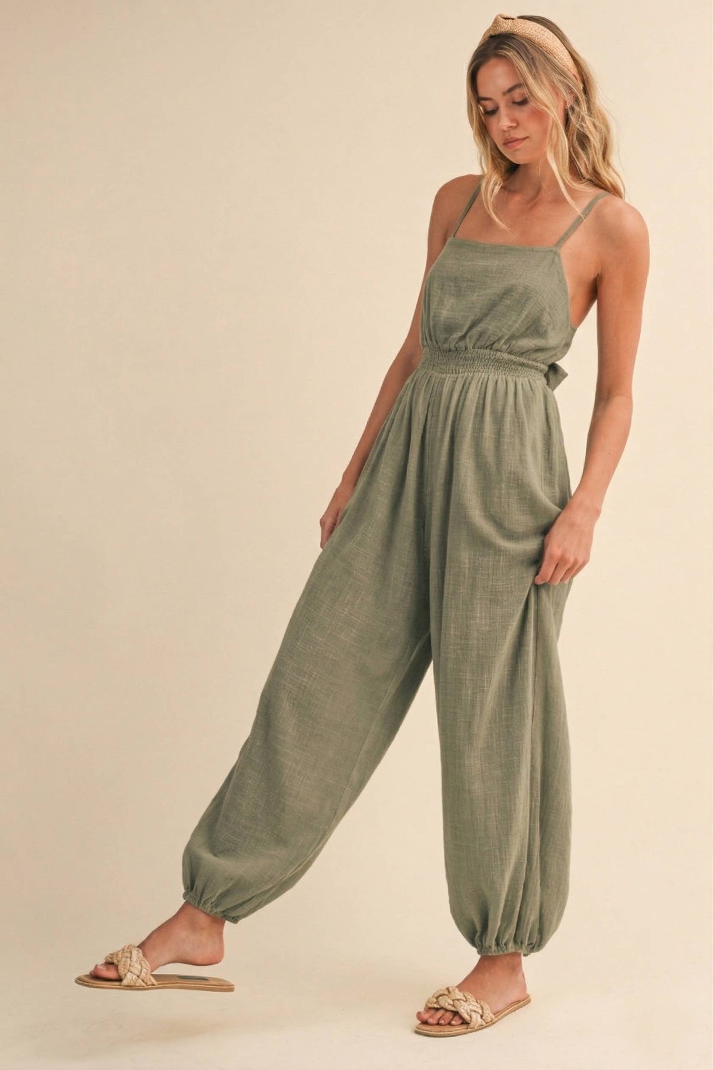 Olive Grove Jumpsuit