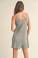 Ribbed Knit Tank Romper