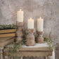 6.5" TERRACOTTA PILLAR CANDLE HOLDER