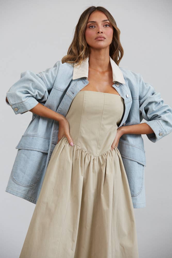 The Monroe Utility Denim Jacket