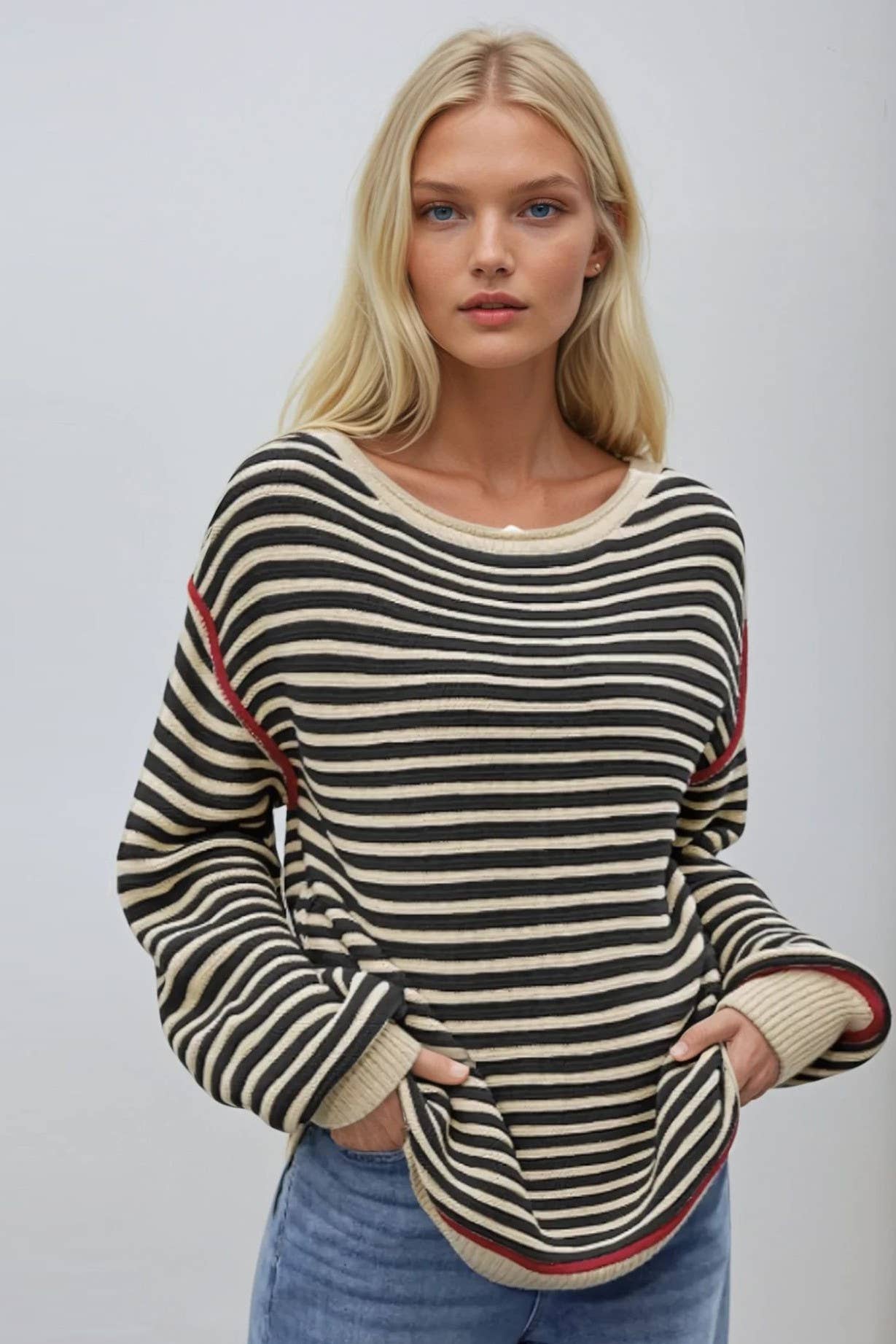 Parisian Stripe Pullover