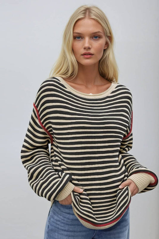 Parisian Stripe Pullover