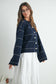 Button Front Striped Cardigan