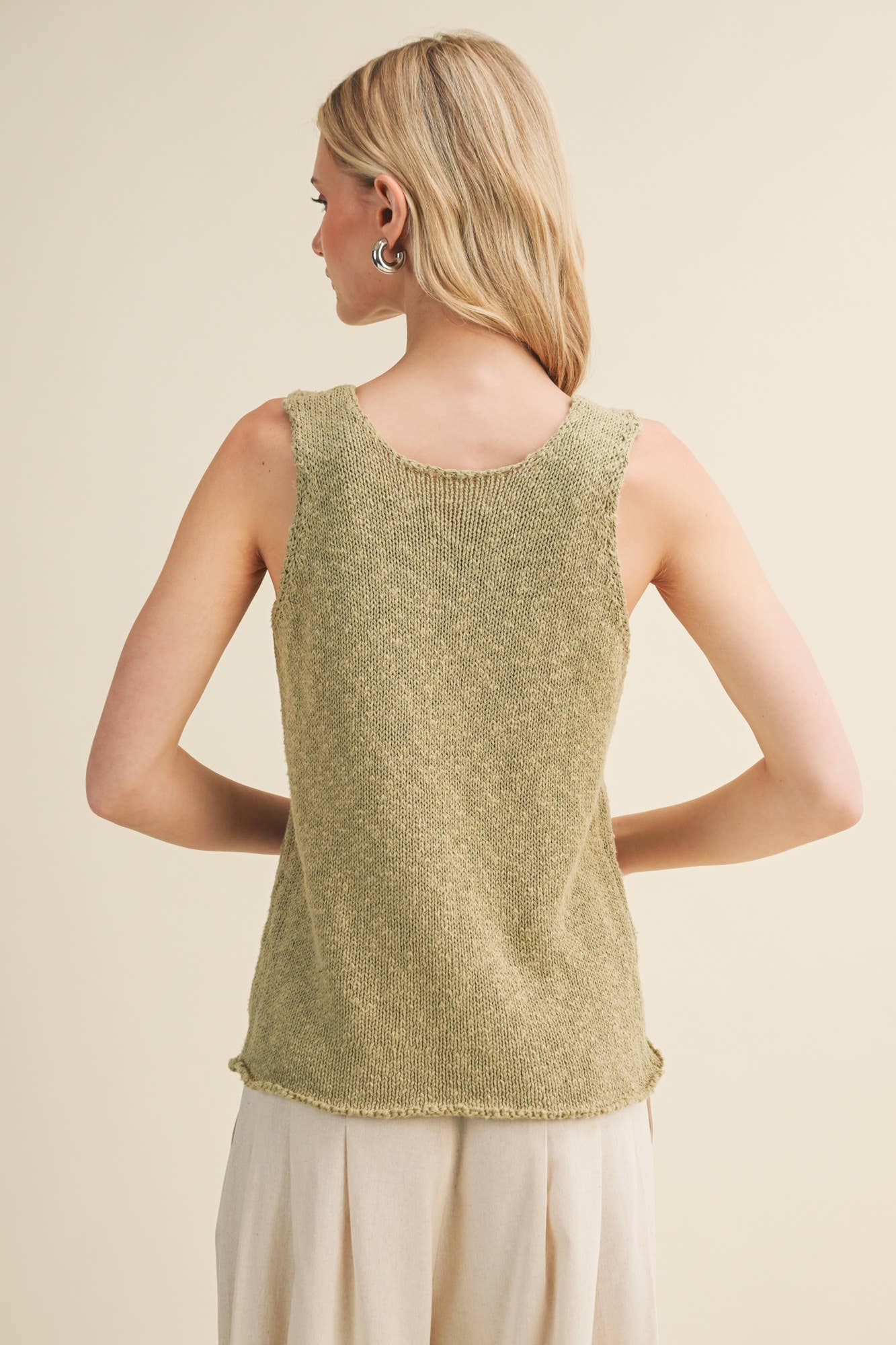 The Quiet Bloom Knit Tank