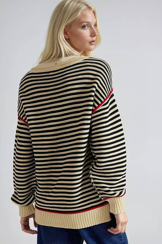 Parisian Stripe Pullover