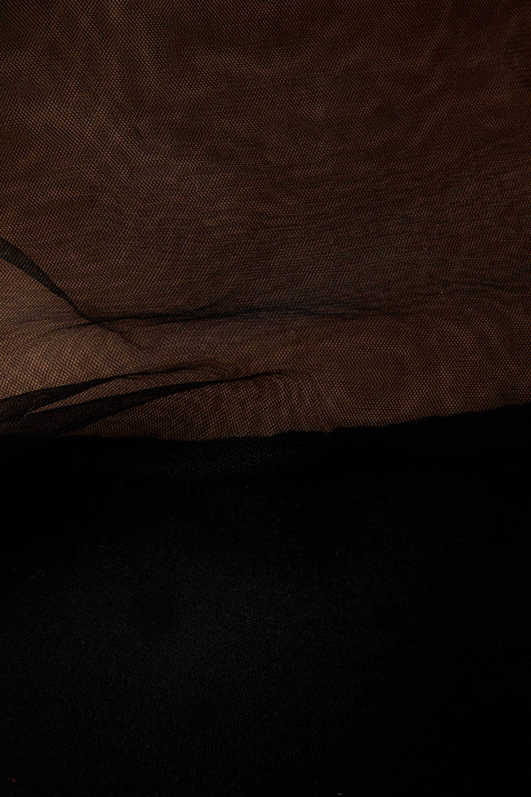 Mesh & Ponti Mix Drape Top